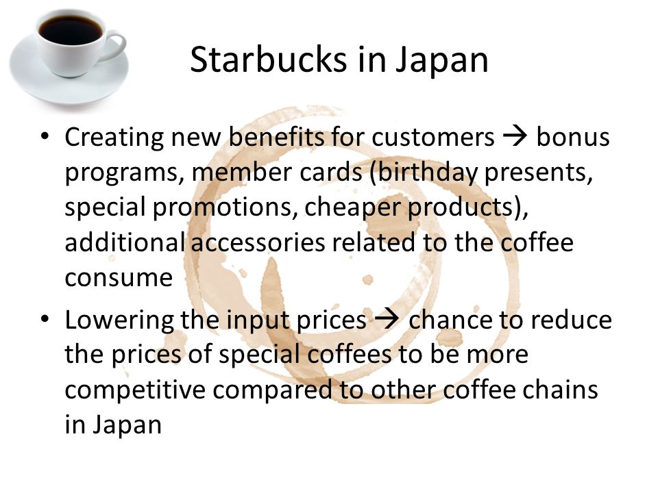 Starbucks: market structure, competitve impact, pricing